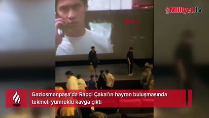 Rapçi Çakal'ın hayran buluşmasında ortalık karıştı
