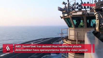 ABD, hava operasyonlarına ilişkin görüntüleri paylaştı