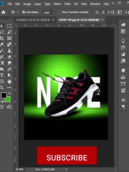 Post Design in Photoshop