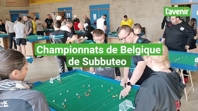 Championnats de Belgique de Subbuteo à Bande