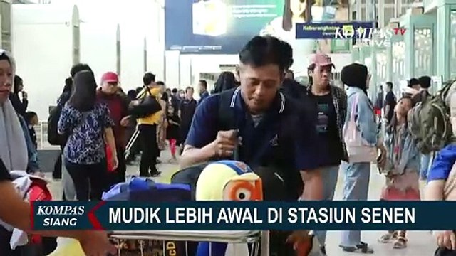 Jelang Lebaran 2025, Begini Kondisi Stasiun Senen Jakarta-Stasiun Gubeng Surabaya