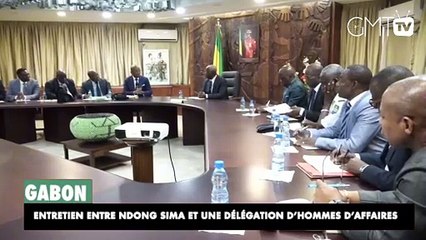 [#Reportage] Gabon : Entretien entre Ndong Sima et une délégation d’hommes d’affaires