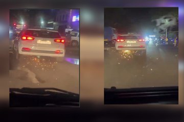 राजस्थान में रफ्तार का कहर, बाइक को घसीटता हुआ ले गया कार चालक, निकलतीं रहीं चिंगारियां, VIDEO वायरल