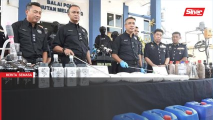 Rumah daif disewa RM250 sebulan dijadikan makmal dadah