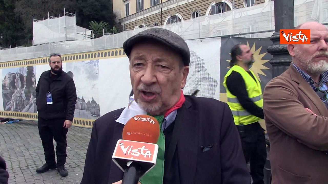 Pagliarulo (Anpi) in piazza del Popolo a Roma: "Siamo per l'Europa unita della pace, non delle armi"