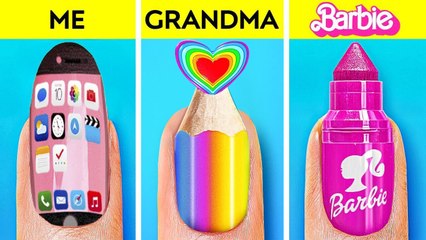 CRAYON 3D VS PISTOLET À COLLE || Idées DIY fantastiques pour l'école à essayer par 123 GO! SCHOOL