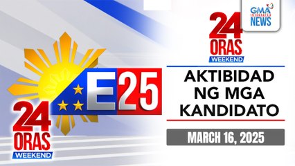 Senatorial candidates, tuloy ang pag-iikot | 24 Oras Weekend