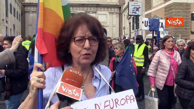 Una piazza per l'Europa, le voci dei manifestanti a Roma: E' fondamentale esserci