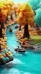 The video was made for AI software