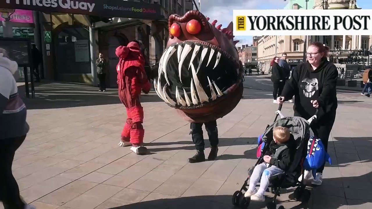 Hull Colliderfest: City’s first science and art festival lights up with shows, exhibits and a giant sea creature puppet
