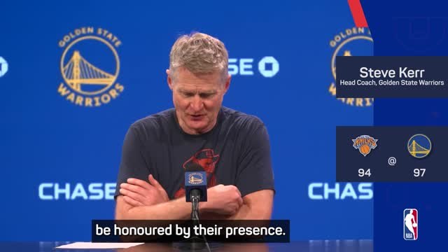 Kerr 'humbled' to break long-standing Attles Warriors record