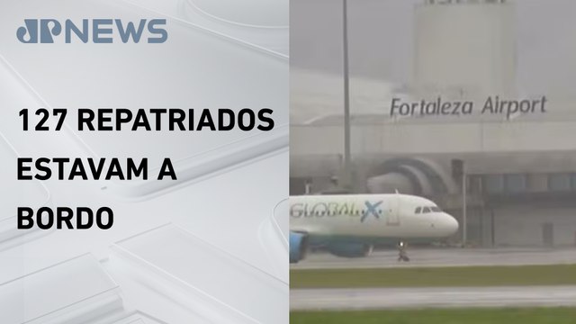 Quarto voo com deportados brasileiros dos EUA chega a Fortaleza