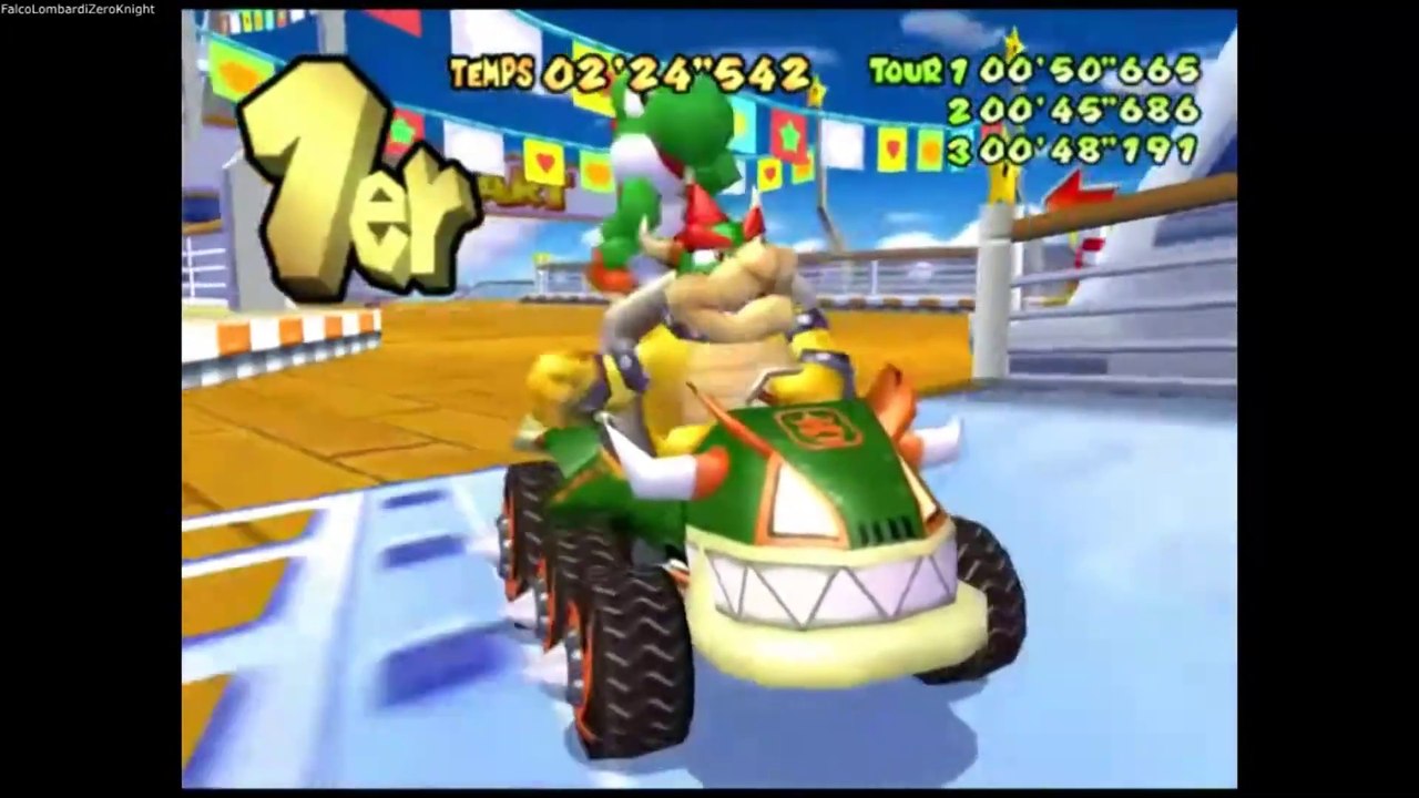 Mario Kart Double Dash!! (Walkthrough FR) épisode 5: Coupe Fleur en 100cc