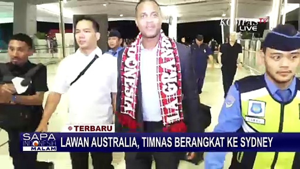Terbaru! Suporter Antarkan Rombongan Timnas dan Pelatih Kluivert Bertolak ke Australia