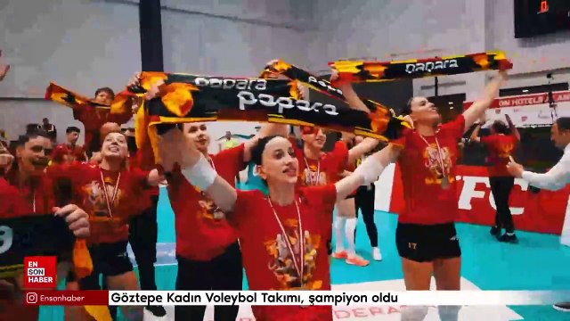 Göztepe Kadın Voleybol Takımı, şampiyon oldu