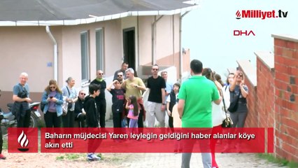 Bursa'da 14 yıldır aynı heyecan! Yaren'i yakından görmek için köye akın ettiler