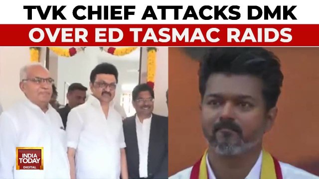 Thalapathy Vijay slams DMK over ED raids, seeks probe into Tamil Nadu liquor scam