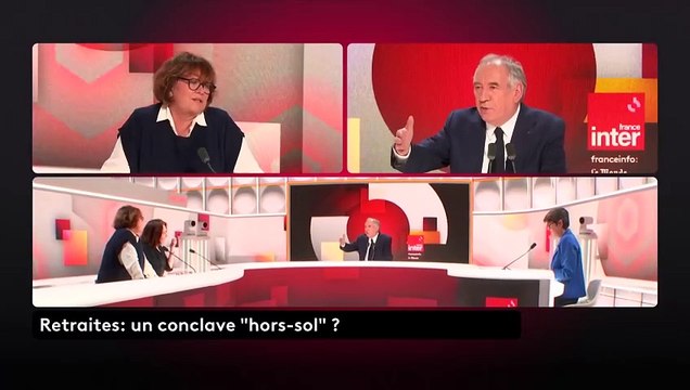 Colère de la CGT et de la CFDT après les déclarations de François Bayrou, ce midi sur France Inter, qui rejette la possibilité d'un retour de l'âge légal de départ à la retraite à 62 ans