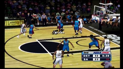 NBA 2K6 Spurs vs Pistons