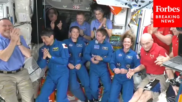 WATCH: SpaceX Crew-10 Mission Successfully Docks At International Space Station, Meet Crew