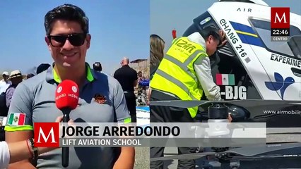 Morelos hace historia con la primera prueba de un dron de pasajeros en América Latina