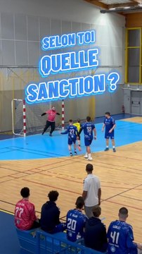 Selon toi quelle sanction ? 👀🥅 #Handball #Hand #HandballPlayer #EPHB #Quiz
