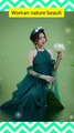 Beautiful woman nature.   nature of beauty