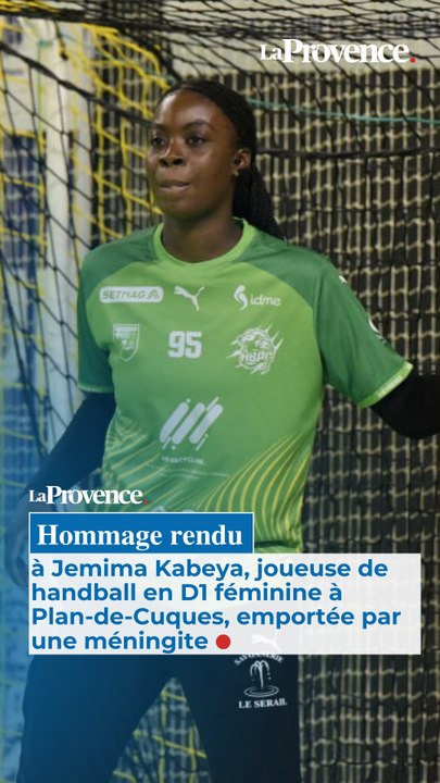 Hommage rendu à Jemima Kabeya, joueuse de handball à Plan-de-Cuques, emportée par une méningite