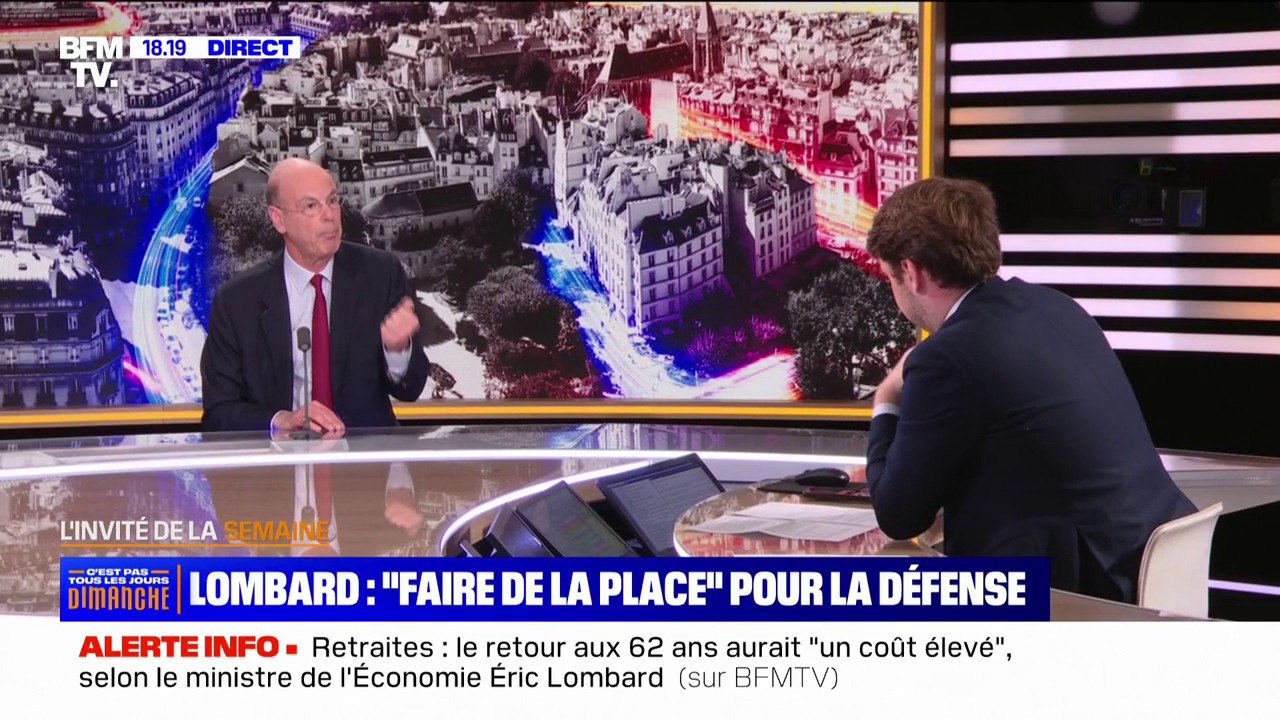 Dépenses militaires: "Évidemment qu'il y aura des efforts à faire" de la part des Français, affirme Éric Lombard, ministre de l'Économie