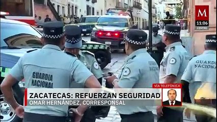 Refuerzan la vigilancia en la capital de Zacatecas tras tiroteo en zona centro