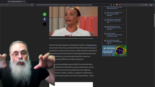 PREÇO do OVO NÃO é CULPA do LULA, a CULPA é dos CRITÃOS e CATÓLICOS que INSISTEM em SEGUIR QUARESMA