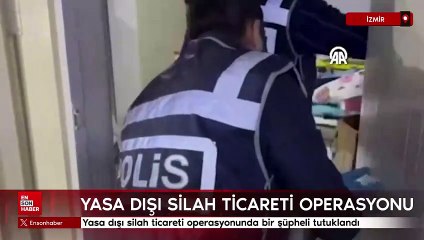 İzmir'de çok sayıda silah ve mühimmat ele geçirildi