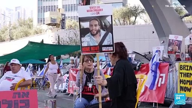 Familiares de rehenes israelíes acampan para exigir a Netanyahu que avance en el acuerdo con Hamás