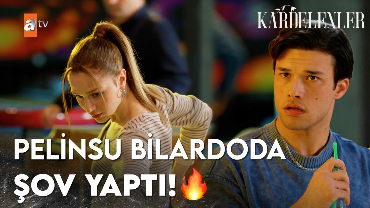Pelinsu öyle bir bilardo oynadı ki Leo mest oldu! - Kardelenler 7. Bölüm