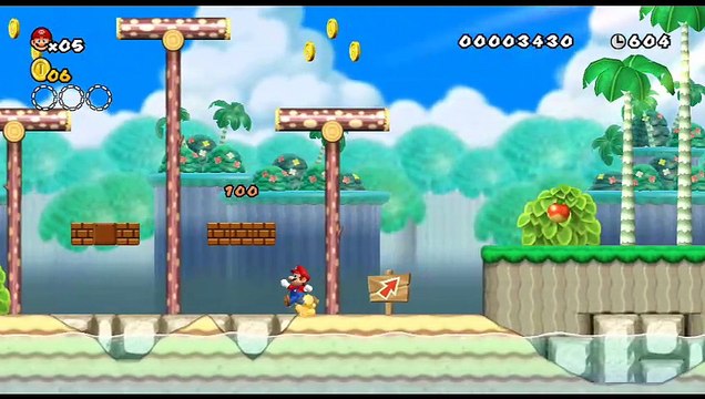 Newer Super Mario Bros. Wii online multiplayer - wii