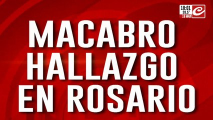 Macabro hallazgo en Rosario: encontraron partes de un cuerpo en contenedores de basura