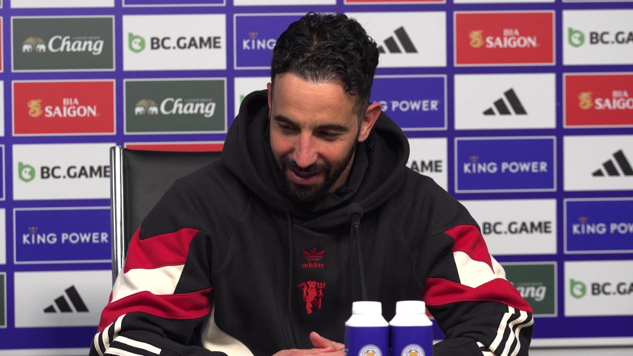 Amorim reacts to Manchester United's 3-0 win over relegation battling Leicester