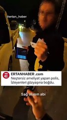 Polis izleyenleri gözyaşına boğdu