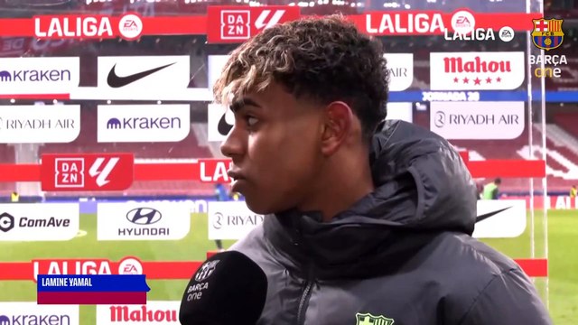 ZONA MIXTA de LAMINE YAMAL | ATLETICO de MADRID vs FC BARCELONA