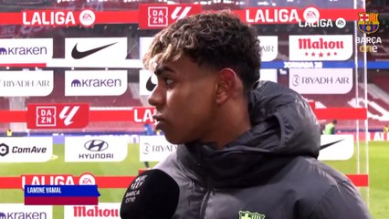 ZONA MIXTA de LAMINE YAMAL | ATLETICO de MADRID vs FC BARCELONA