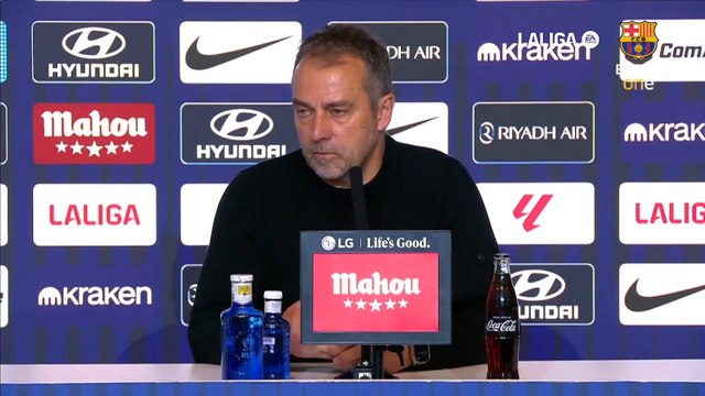 RUEDA de PRENSA COMPLETA de HANSI FLICK | ATLÉTICO de MADRID VS FC BARCELONA