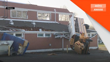 Seorang penduduk maut selepas ribut landa Alabama, AS