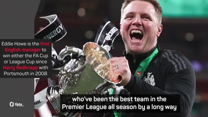 Newcastle ended trophy wait 'in the best possible way' - Howe
