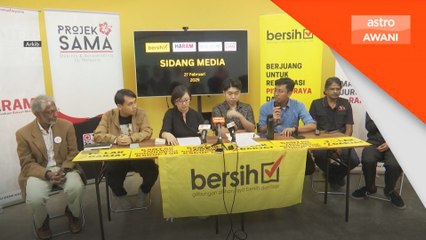 Bersih mahu RUU dibentang segera