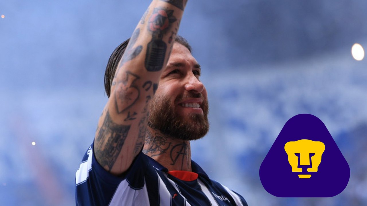 Sergio Ramos es recibido con aplausos por la afición de Pumas