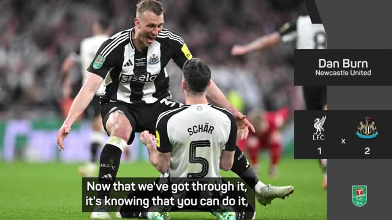 Burn 'felt the burden' of ending Newcastle trophy drought