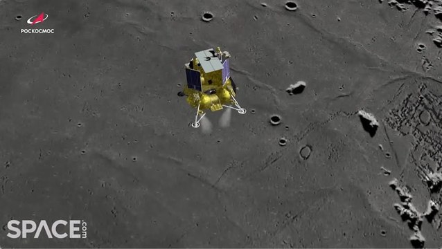 Russia's Luna-25 Lunar Lander Crashed In Moon, Ending Mission