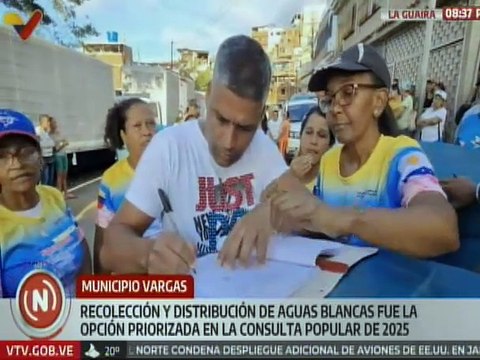 Entregados tanques de agua a familias de 7 Consejos Comunales del estado La Guaira