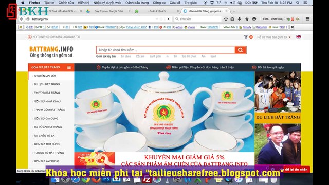 [Tự Triển Khai Kinh Doanh Online] Bài 22. Hướng dẫn SEO onpage