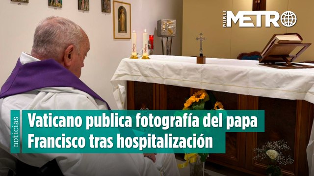 Vaticano publica primera fotografía del papa Francisco tras más de un mes de hospitalización
